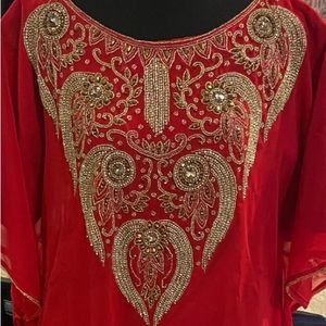 Kaftan Farasha Caftan Long Maxi Dress Abaya Jalabiya